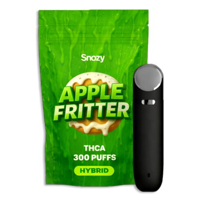 THCA vape Apple Fritter  Snozy – laglig THCA i Sverige, 300 puffar

